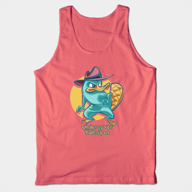 Perry the Platypus Tank Top by majanation